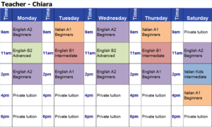 August English